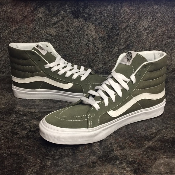 vans sk8 hi grape leaf